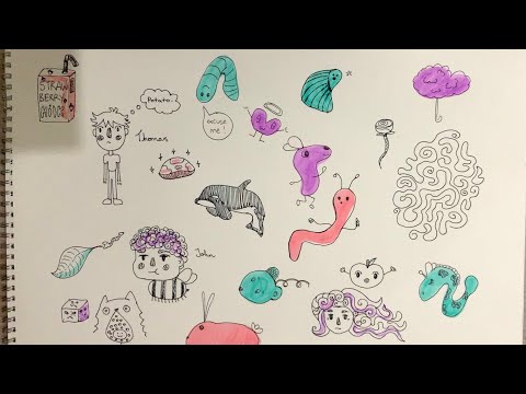 ASMR // drawing and mouth sounds