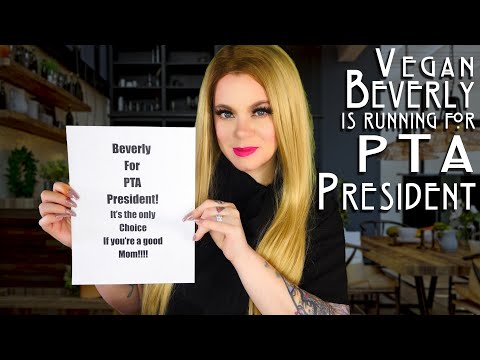 Vegan Beverly is Running for PTA President (Paper Sounds GALORE) | Suburban Moms ASMR