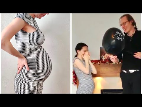 ASMR Gender Reveal + Pregnancy Q&A + Belly Shot (With Timestamps)