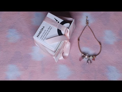 Pandora Gentle Jewelry Cleaner ASMR Cleaning My Charm Bracelet /Chewing Gum