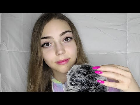 ASMR | Fluffy Microphone Scratching, Pinching, Tapping with Inaudible Whispers