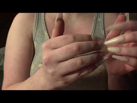 ASMR~Nail on Nail Tapping with long nails| No talking|Lofi