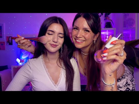 ASMR Real Person Pampering - Trying To Give My Friend Tingles @edafoxxASMR - German/Deutsch