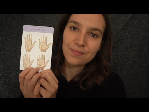 ASMR Practicing Palm Reading On You
