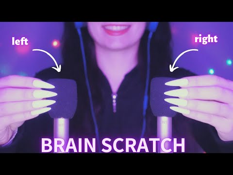 Asmr Mic Scratching - Brain Scratching | Hypnotic Asmr No Talking for Sleep with Long Nails