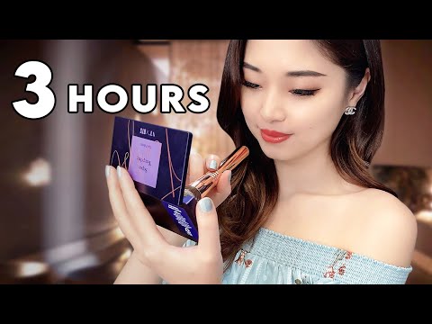 [ASMR] Sleep Session ~ 3 Hours of Makeup