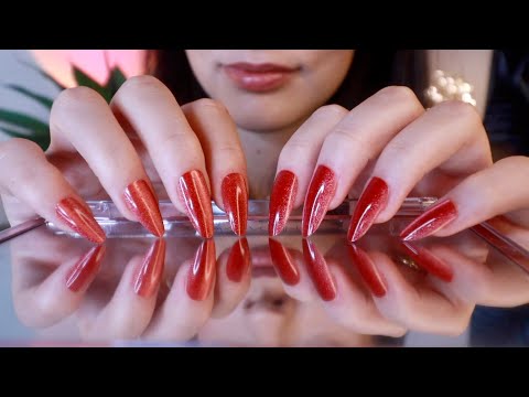 ASMR The BEST Tapping for Guaranteed Sleep & Tingles 😴 ~ long nails, no talking