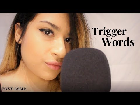ASMR Trigger Words To Help You Fall Sleep | Mouth Sounds | Whispering | Shh....