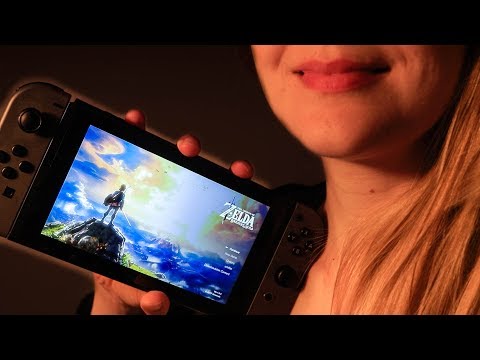 ASMR Watch a Noob Play Zelda Breath of the Wild (w/ Button Sounds)