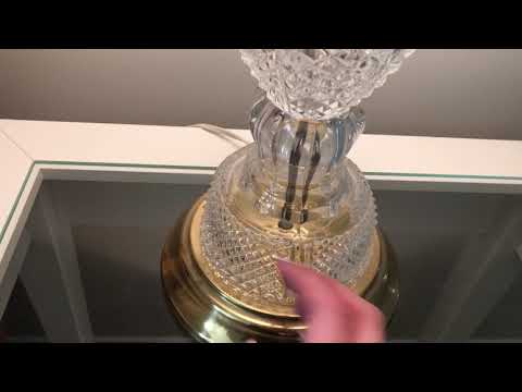 ASMR Scratching on Glass Lamp [Two Minute Tingles]
