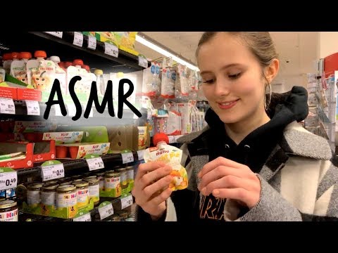 ASMR in a German Supermarket (crinkles, tapping, ...) | cara0cara