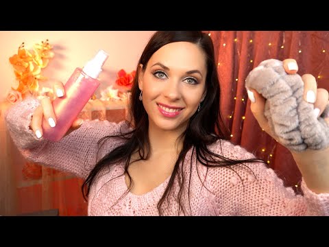 ASMR Cozy Facial SPA Treatment Roleplay (Personal attention & layered sounds)
