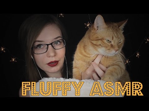 Fluffy ASMR feat. Cat 🌟 Whisper, Fluff on the Ears, Brushing | Binaural HD ASMR