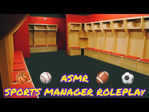 ASMR | Sports Manager RolePlay 🏀🏈⚾️⚽️