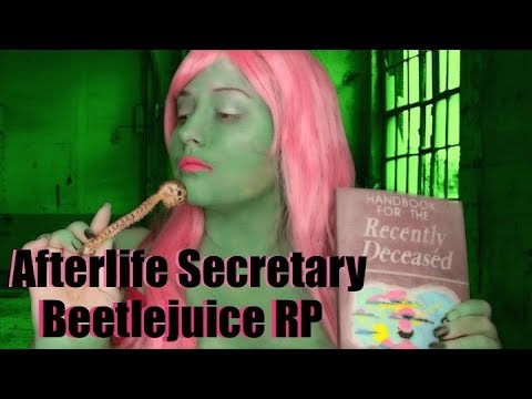 Afterlife Secretary 📞👻 [ASMR] Beetlejuice Inspired