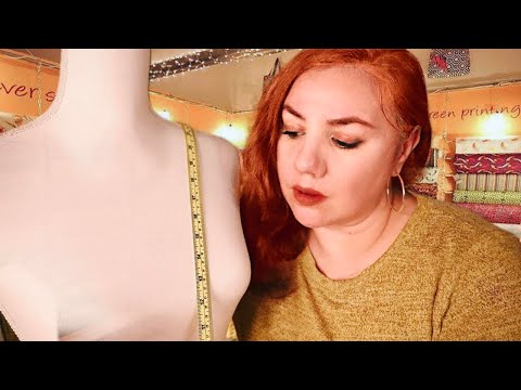 🎧 ASMR TAILOR Measurements at Fabrics Store 📏 Relaxation Roleplay