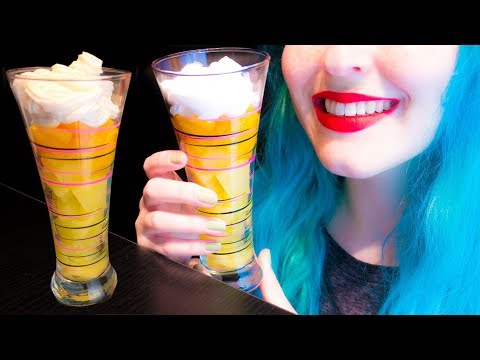 ASMR: Candy Corn Fruit Cups | Halloween Snack ~ Relaxing Eating Sounds [No Talking|V] 😻