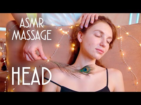 ASMR | MASSAGE | asmr scalp, head, neck massage no talking