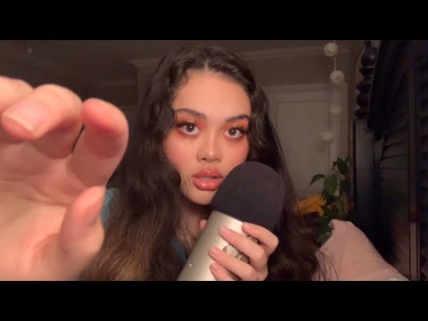 ASMR repeating my intro w/ visual triggers