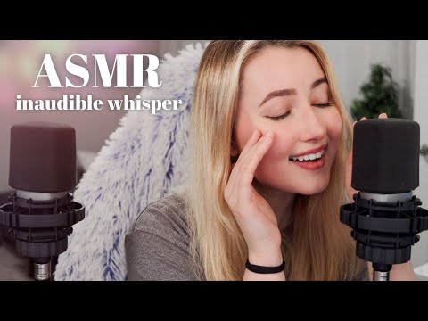 ASMR | Inaudible Whispering Super Close in Your Ears 👄💤