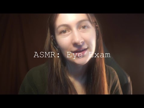 ASMR: Eye Exam 👀 (soft spoken, bright light w/ lens flare)