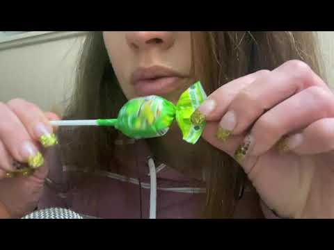 ASMR Lollipop 🍭 Intense Mouth Sound & Chewing Gum