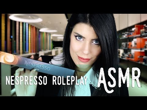 ASMR ita - ☕ NESPRESSO COFFEE SHOP Roleplay (Soft Spoken)
