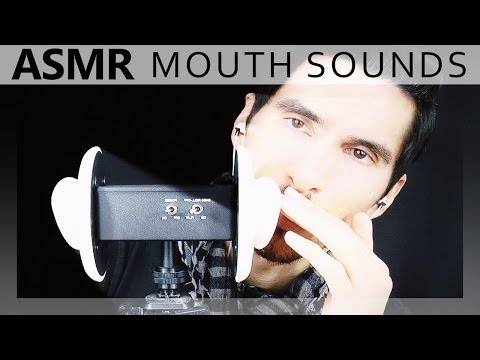 [ASMR] Mouth Sounds and Ear Brushing [binaural]