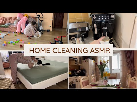 From Chaos to Clean: How I Manage Home Clean with Twins & a Robot Vacuum Cleaner ASMR Clean with Me