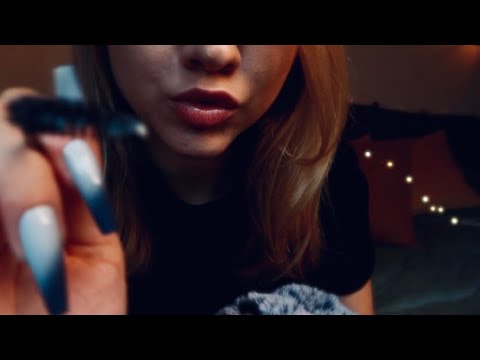 ASMR Fast and Aggressive Makeup Roleplay, Personal Attention, Skincare, Hand Movements, Mouth Sounds