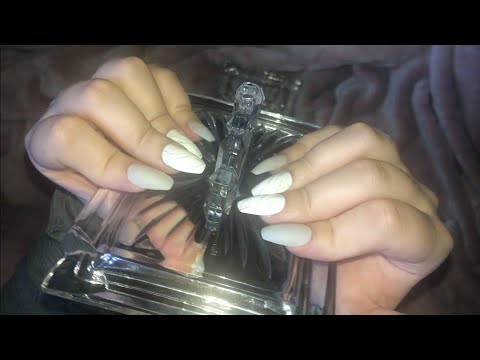 ASMR - Textured Glass Tapping and Scratching (FAST & AGGRESSIVE)