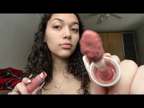 ASMR~ fast and aggressive doing your makeup in 5 mins 💄