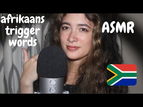 ASMR 💚 repeating trigger words (afrikaans edition)