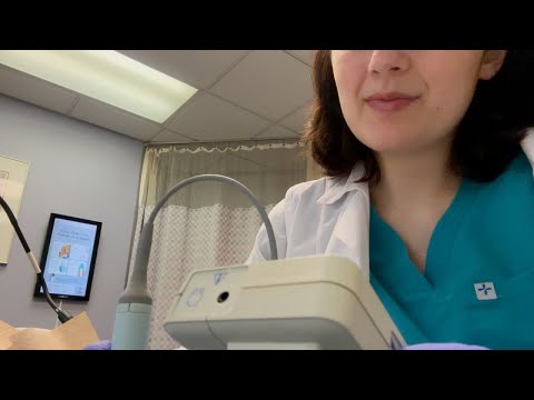 ASMR| Seeing the OBGYN-You Are 30 Weeks Pregnant! (Heart Tones, Measuring, Real Medical Office)