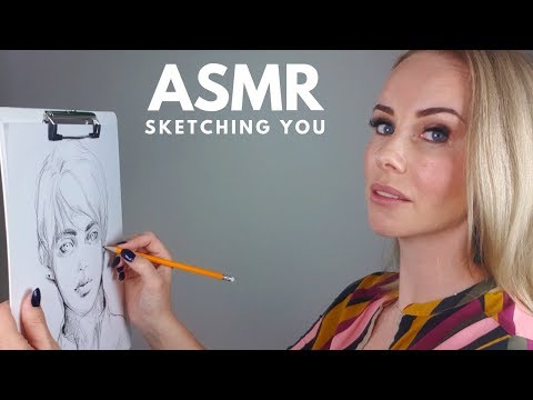 ASMR Sketching You Roleplay ✏️ Super Relaxing 📜 Whispered Ear to Ear