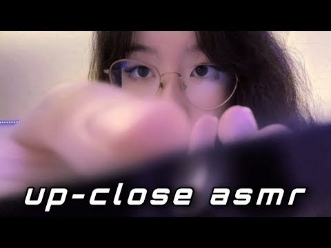 semi-aggressively tapping objects to your face 💥🗿 w/ visual triggers & hand sounds (lofi ASMR)