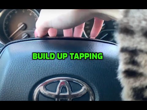 ASMR | Lofi Build-Up Tapping & Textured Scratching in My “New” Car 🚗🏁