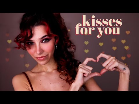 ASMR All Kisses and Closeup Personal Attention For You! (Face brushing) ❤️