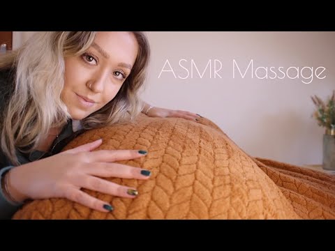 ASMR Relaxing Full Body Massage Roleplay - POV Massage/Body Pillow Sounds