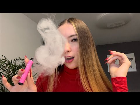 ASMR | VAPE WITH ME 💨 (close-up whispering, tapping, mouth sounds) german/deutsch