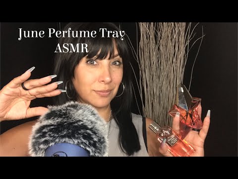 Asmr | June Perfume Tray| Long Nail Tapping 💅