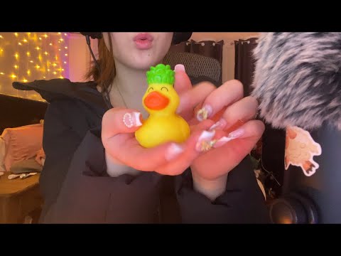 ASMR tapping haul and rambles (amazon and random new things)