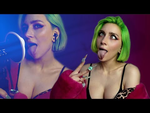 ASMR Ear licking 👅3dio👅 Ear licking, ear eating, mouth sounds, kissing