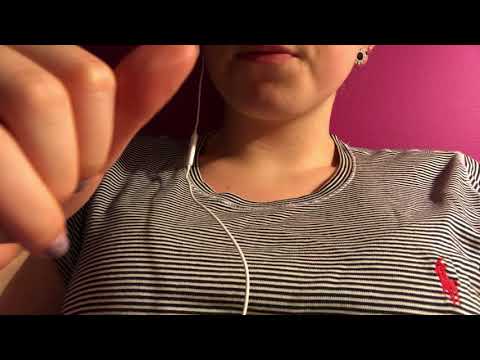 ASMR mouth sounds, hand movements and affirmations