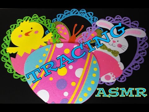 ASMR: Easter themed Tracing (quite, no talking)