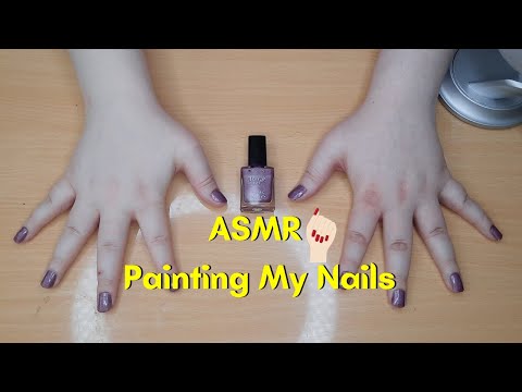 ASMR Request | Painting My Nails / Manicure (Soft Spoken) 💅