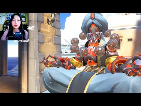 *ASMR* A Relaxing Overwatch Game play (Clicky Keyboard Sound)