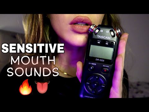 ASMR SLOW AND SENSITIVE MOUTH SOUNDS WITH TASCAM