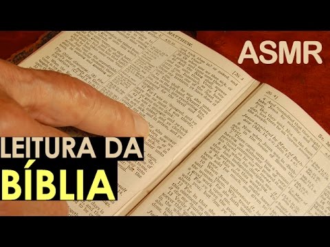 ASMR leitura da Bíblia Mt. 20 e 21 (para dar sono)