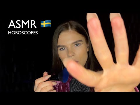 ASMR in Swedish 🇸🇪 horoscopes, whispers, tapping